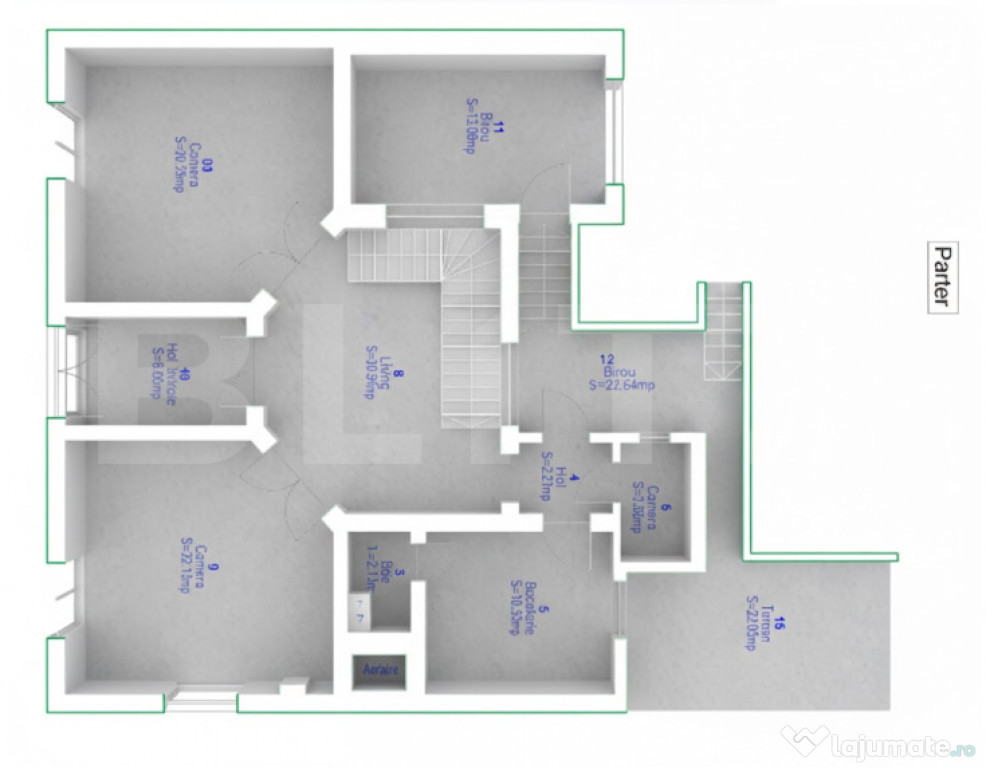 Vilă în zona centrală, Spațiu generos – Parter + Etaj