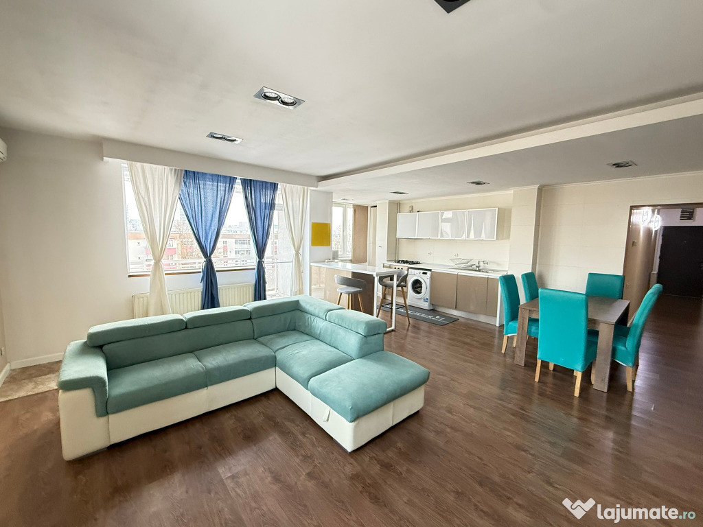 Aviatiei 150mp apartament 4 camere 2 bai balcon garaj modern luminos