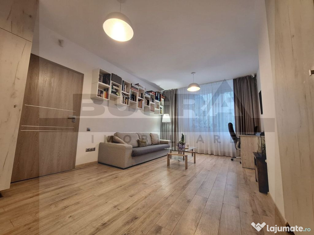 Apartament cu 2 camere decomandate, 58 mp, 2 garaje, zona...