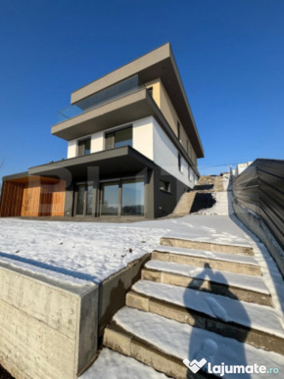 Casă individuală, nouă, modernă, 270 mp utili + 860 mp t
