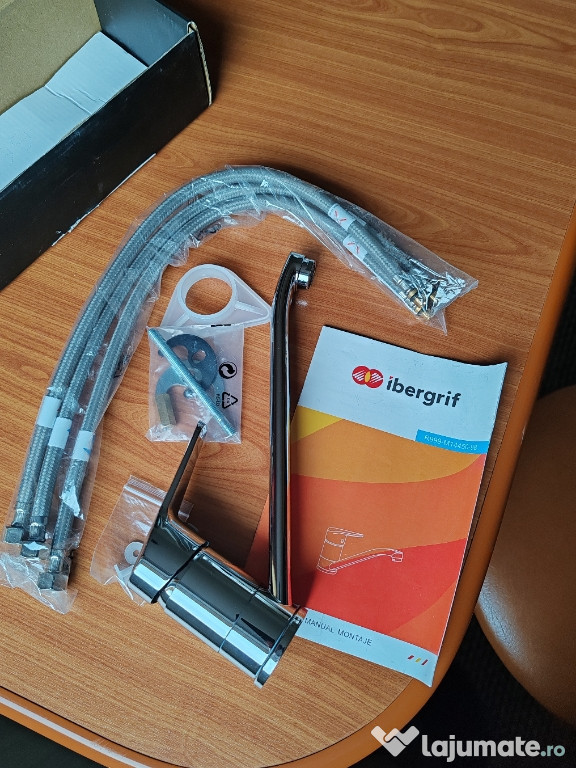 Baterie bucătărie IBERGRIF cu 3 căi -NOUĂ