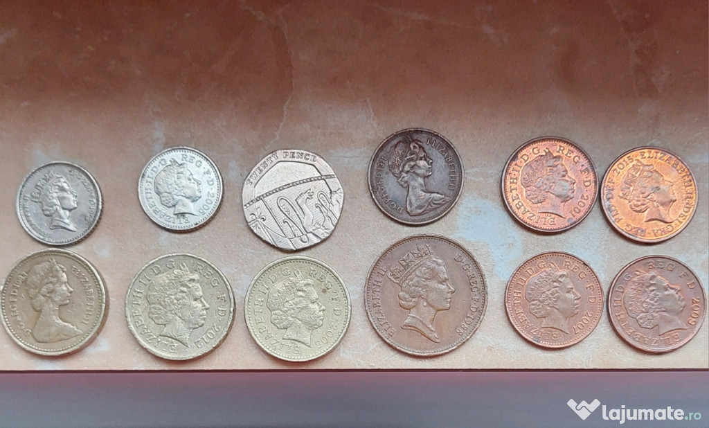 Monede colecție Anglia