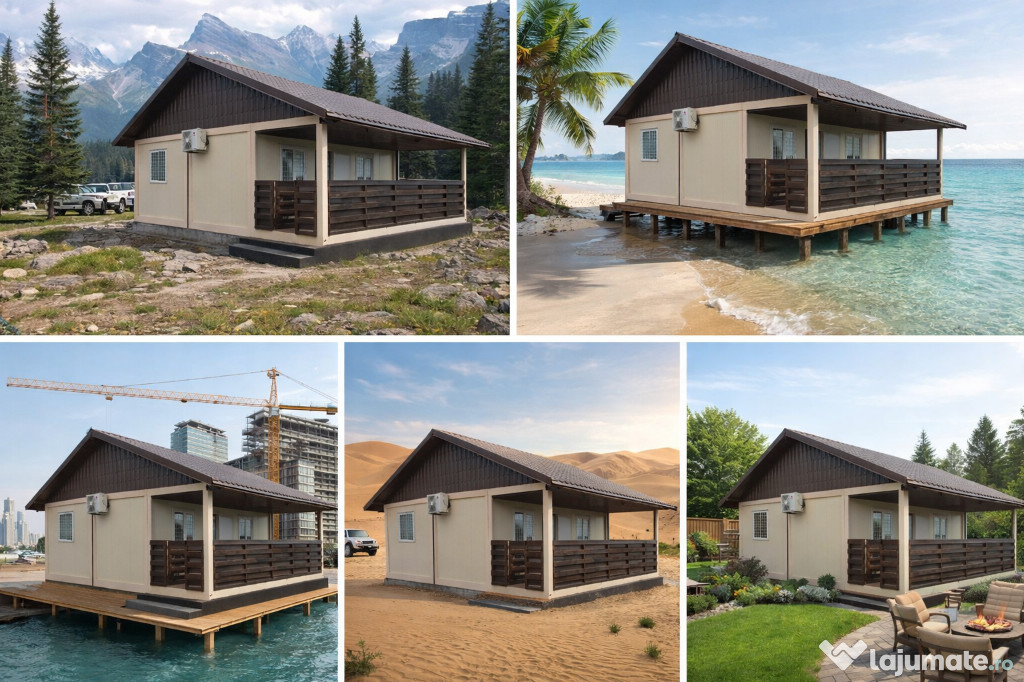 Casă modulară la cheie – 19.000€ cu transport și montaj incluse