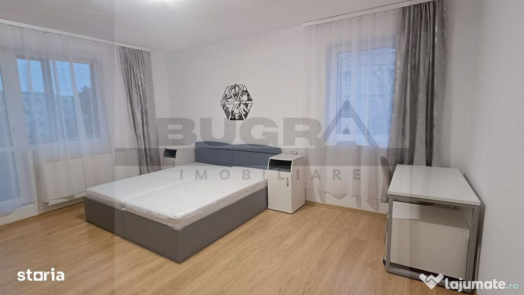 Apartament de 1 camera, modern, 44mp, parcare, zona UMF