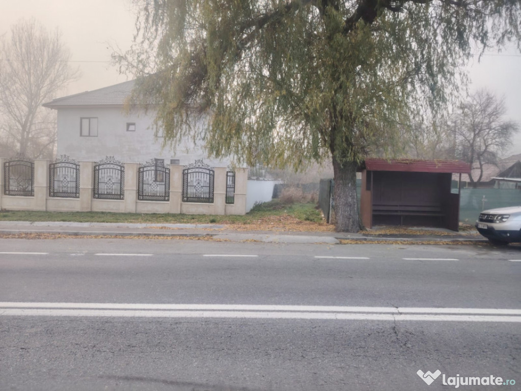 Teren intravilan + fânar P+1 – DN67, Mihăești (Gurișoa