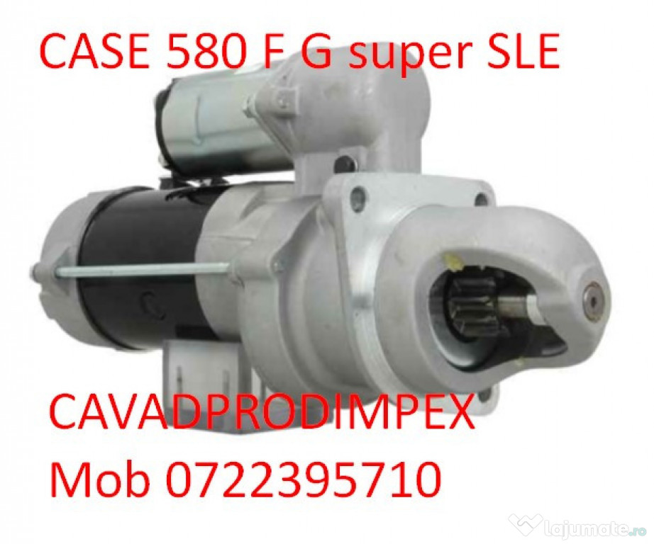 Electromotor cu reductor buldoexcavator Case 580 F,G super k/sle