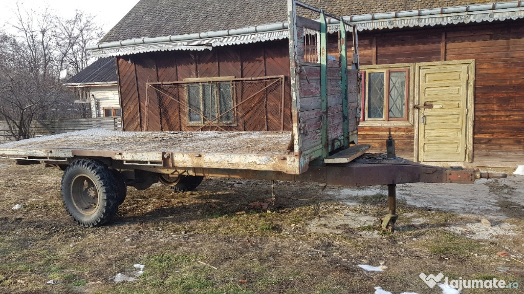 Remorca agricola nebasculabila