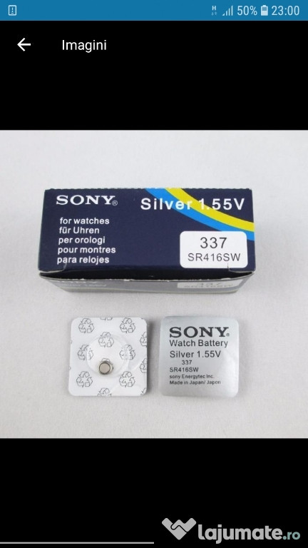 Baterii Sony 337 sr416sw