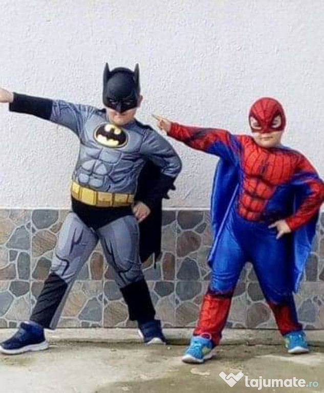 Costume spiderman si batman