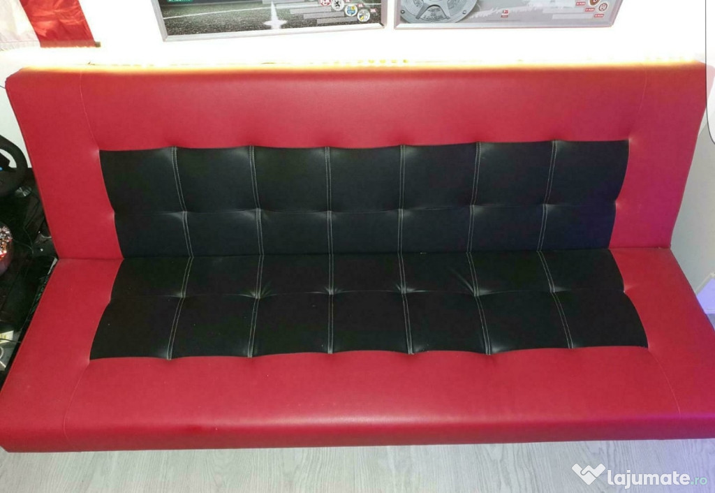Canapea extensibilă din piele