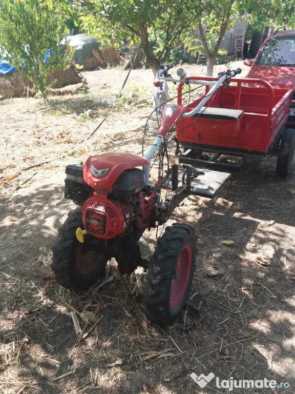 Motocultor+remorca+freze+plug