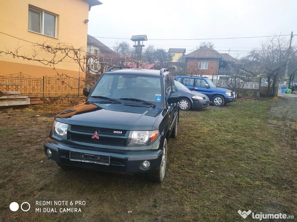 Mitsubishi pajero pinin 2001/134963km 4x4 LOCK BLOCANT GREU