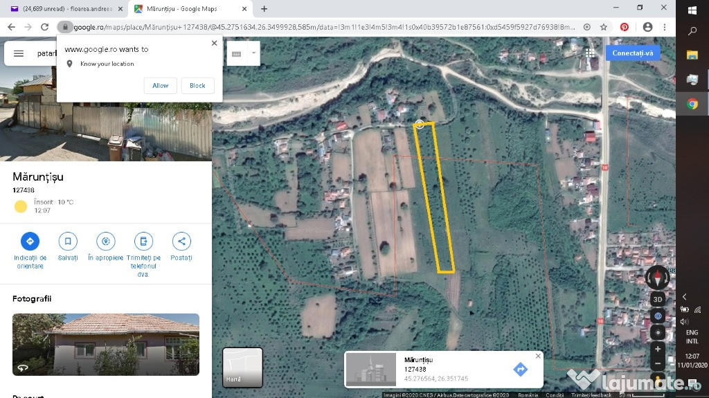 Livada 5200 mp maruntisu-patarlagele-buzau