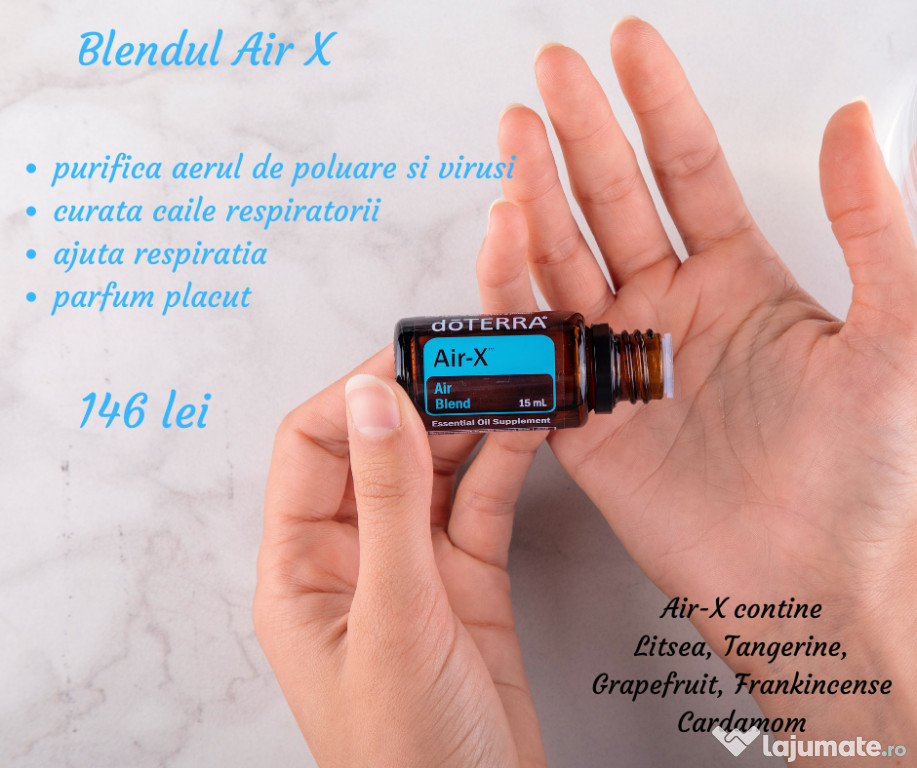 Air X, uleiuri esentiale doTerra SUA