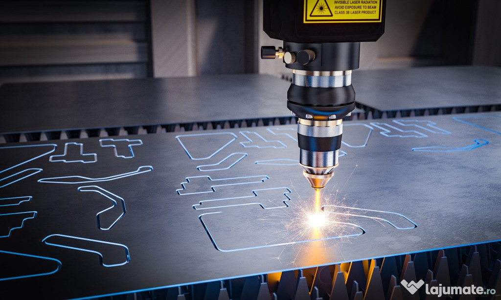 Debitare fiber laser otel, inox, aluminiu