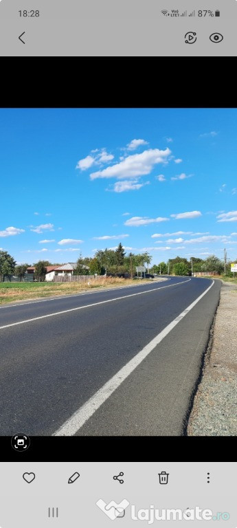 DN 6,stradal,2450mp intravilan,29 km de Bucuresti