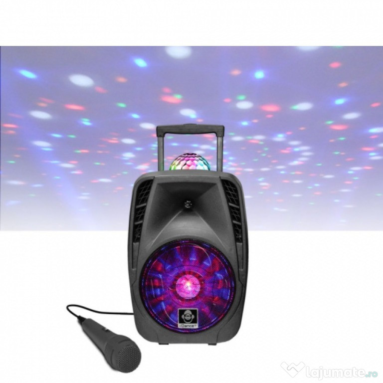 (RESIGILAT) Idance Boxa portabila Li-Ion 1x microfon cu fir