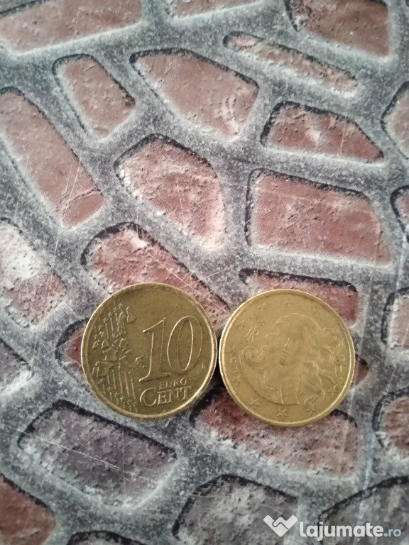 Monede de 10 cenți pentru colectie