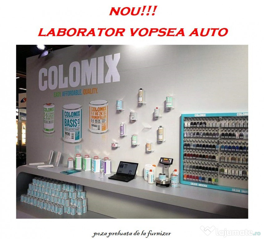 Laborator vopsea auto - vopsea dupa cod de culoare