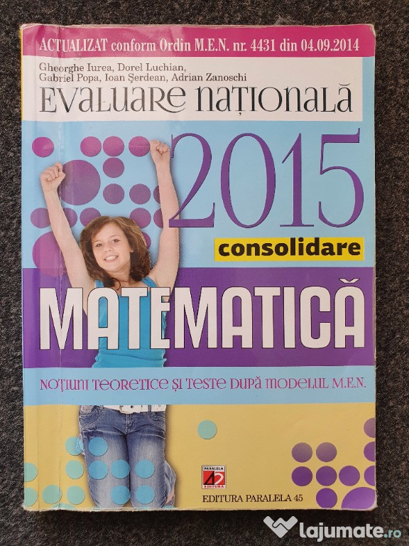 Matematica consolidare evaluarea nationala clasa a viii-a -