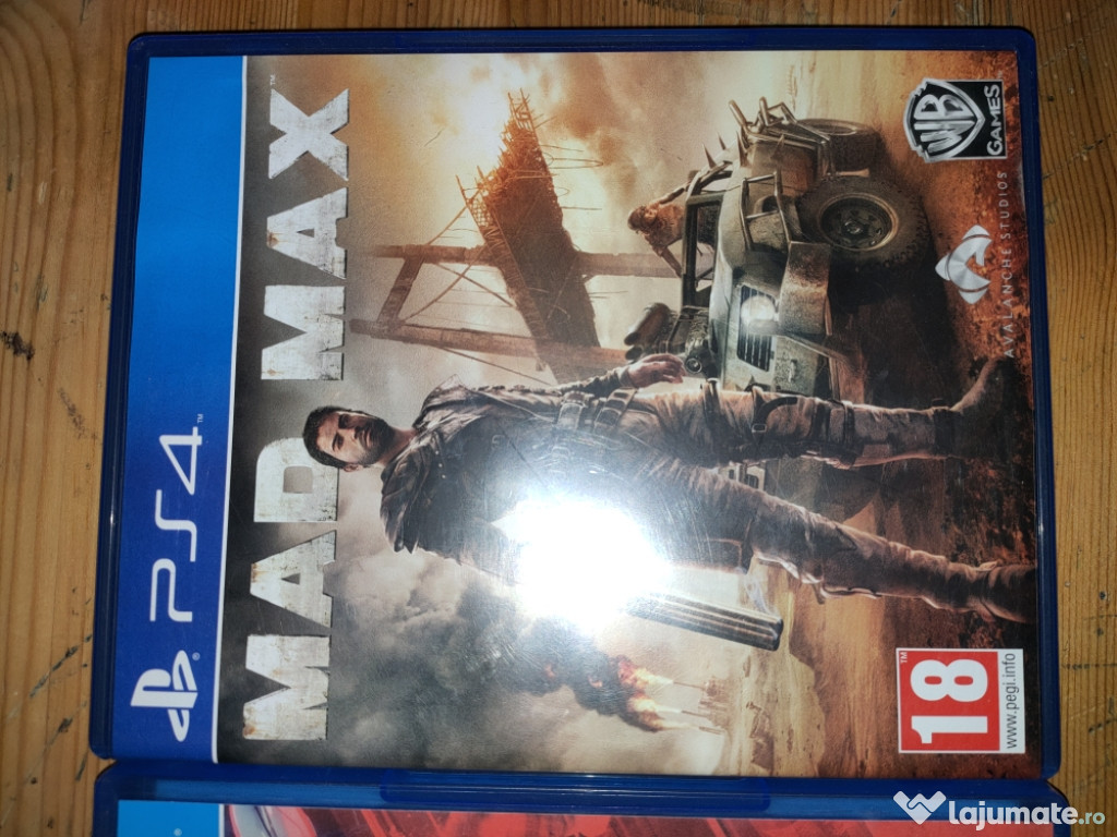 3 jocuri ps4, mad max, driveclub, pubg