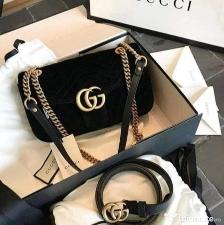 Geanta Gucci import Italia new model/diverse culori, saculet