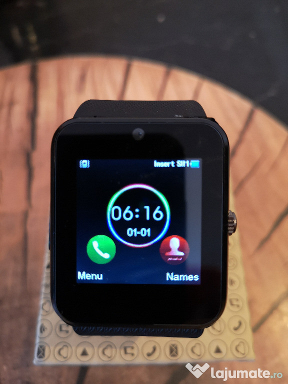 Ceas Smartwatch cu Telefon GTime, Cartela Sim, Camera, etc.