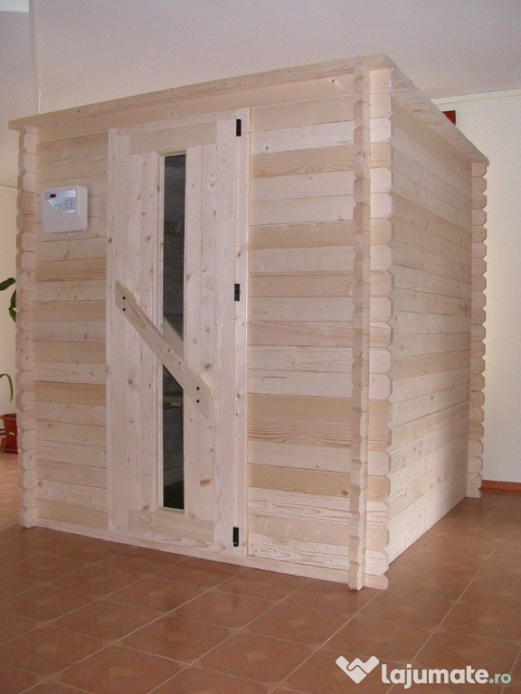 Sauna din lemn masiv