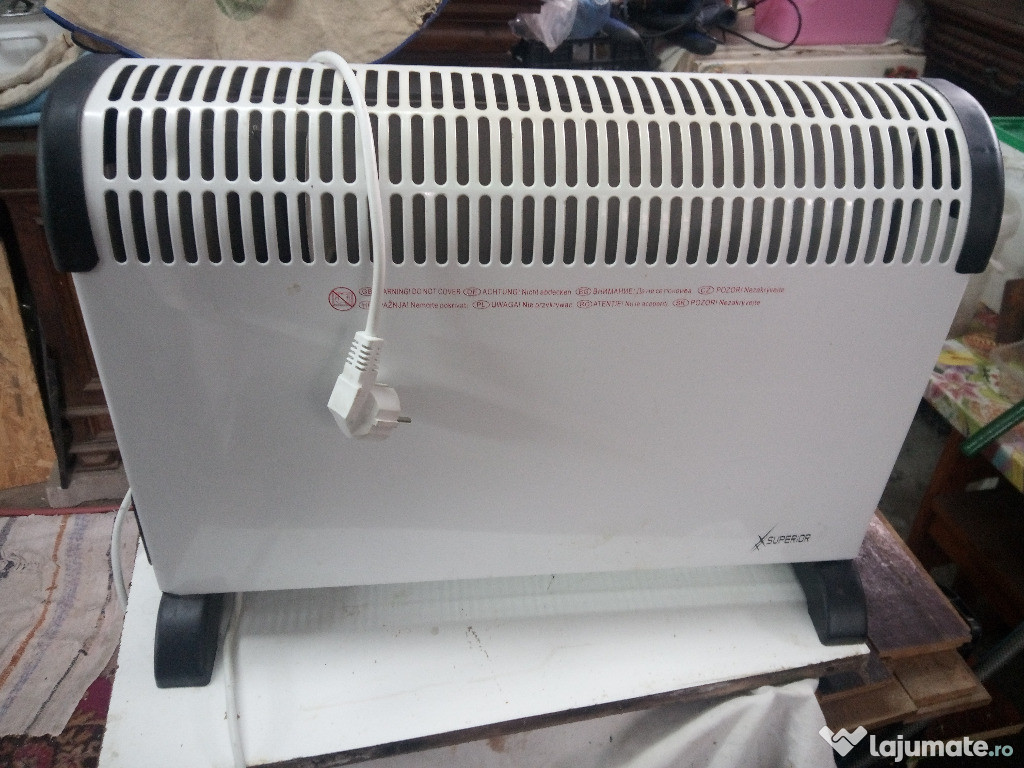 Convector electric 750/1250/2000W temporizator/TURBO/termost