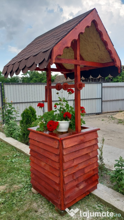 Fântână rustică de grădină