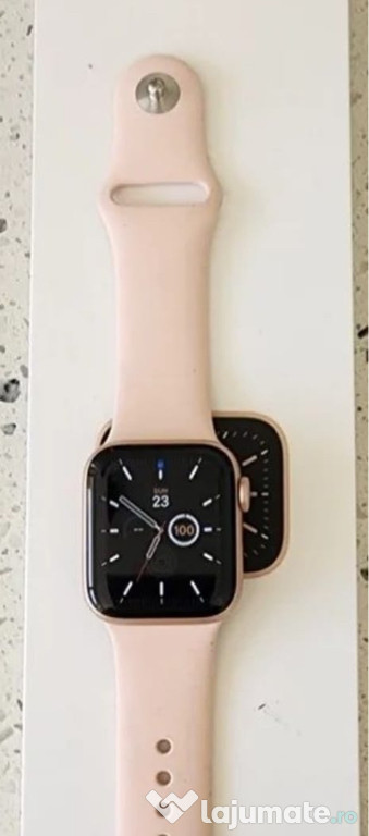 Apple Watch 6, GPS, Carcasa Gold Aluminium 40mm, Pink