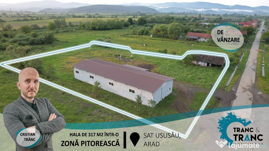 COMISION 0% Hala noua de 317 m2, intr-o zona feerica, in Ususau 26944