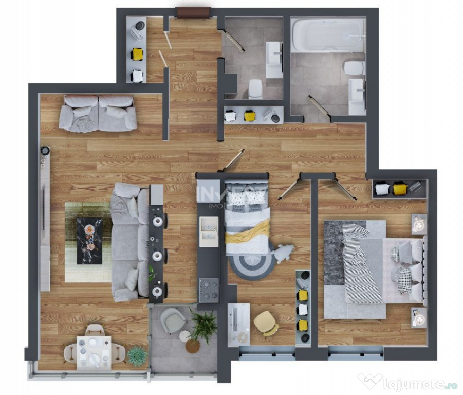 COMISION 0%! 3 CAMERE DECOMANDAT 83MP IASI