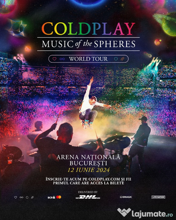 4 bilete Coldplay 12 iunie
