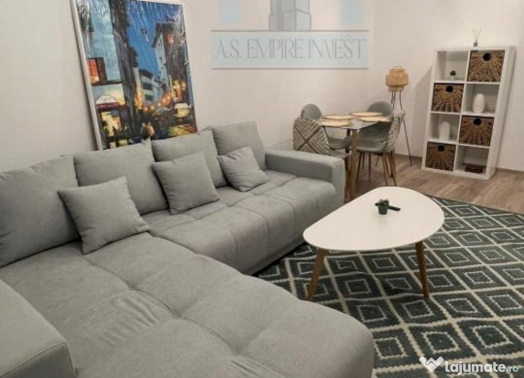 Apartament 2 camere mobilat/utilat LUX-zona Sanpetru