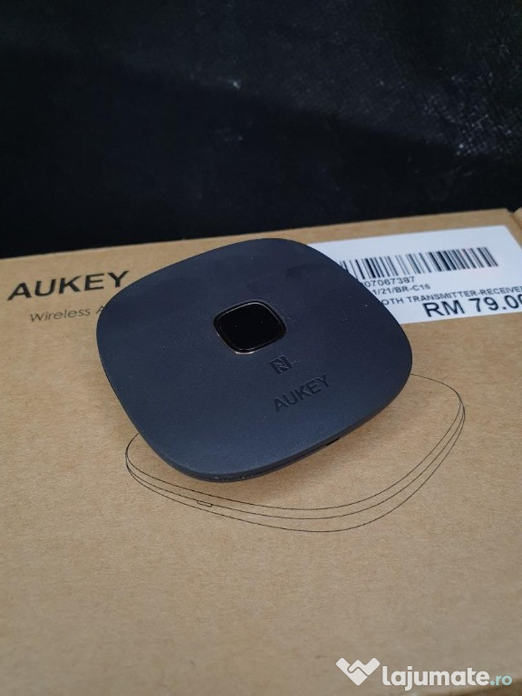 Receptor audio wireless Aukey cu NFC