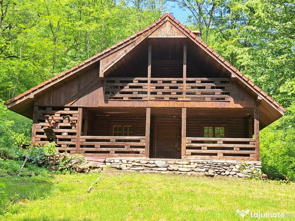 Vand casa din lemn cu iesire direct pe Transalpina