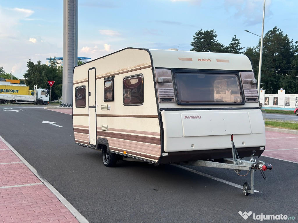 Rulota Dethleffs Uoplyst Campingvogn*caravana*brif mare~brif mic !