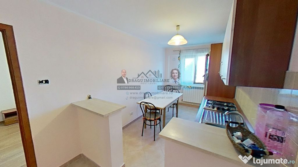 Apartament cu 2 camere de închiriat, 58 mp