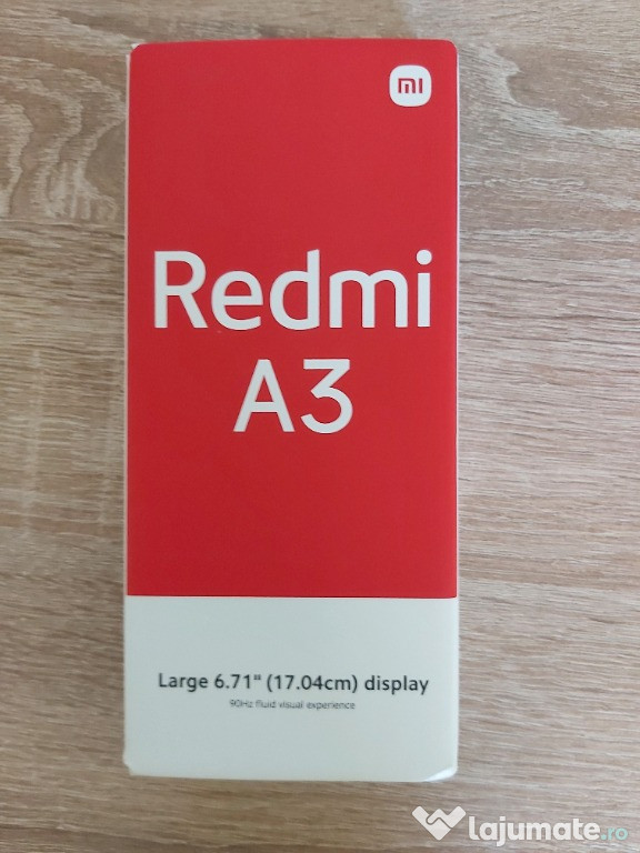 Telefon mobil Xiaomi Redmi A3, 4GB 128GB Midnight Black