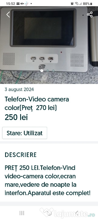 Vînd videocameră