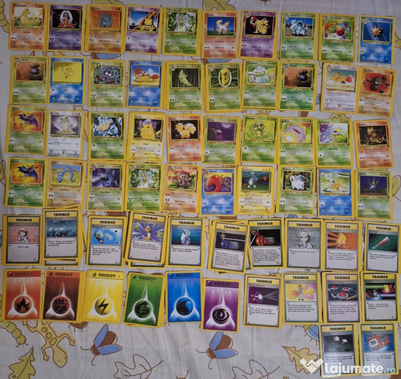 Colectie cartonase, banuti, actibilde Pokemon, Digimon, Duel Masters