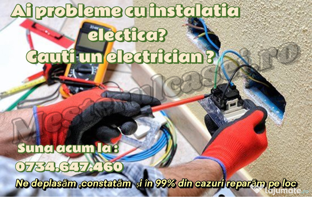 Electrician autorizat- intervenții urgențe electrice