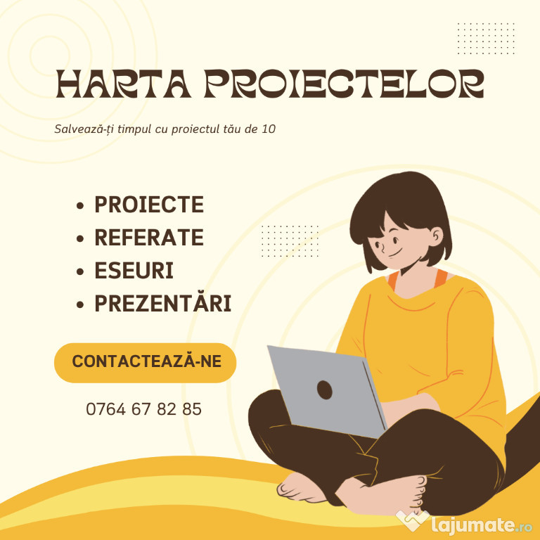 Proiecte, referate și prezentări - gimnaziu + liceu + facultate