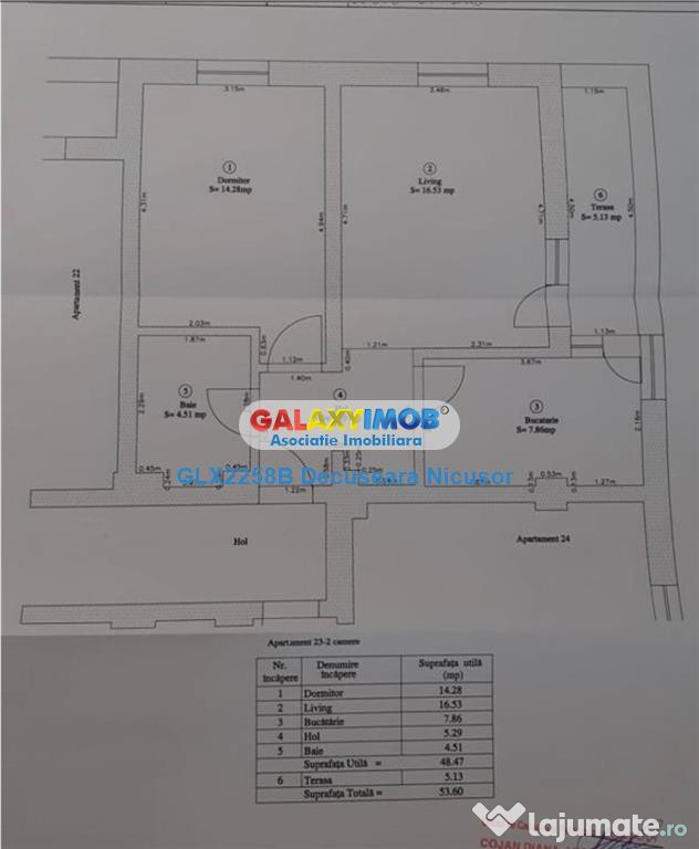 Apartament 2 camere Tineretului, nr. 8, mobilat in Militari