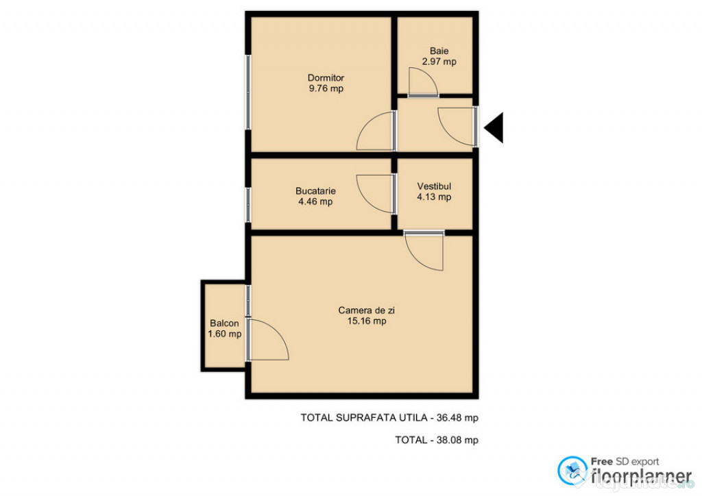 Apartament 2 Camere Decomandat în Drumul Taberei, Valea Arg