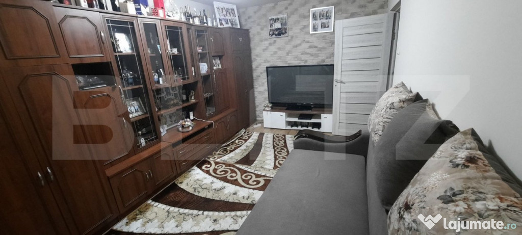 Apartament 3 camere,gradina si parcare, 52 mp, Aleea Postava