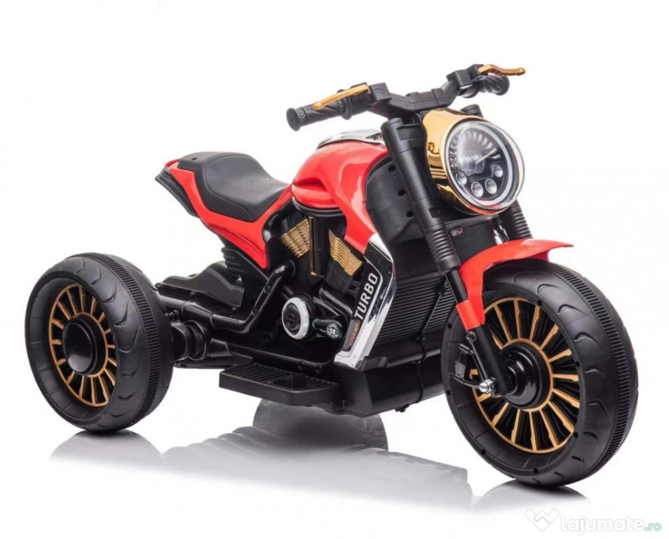 Motocicleta electricacu 3 roti, Kinderauto BJDL1188, 2x 35W 12V BT