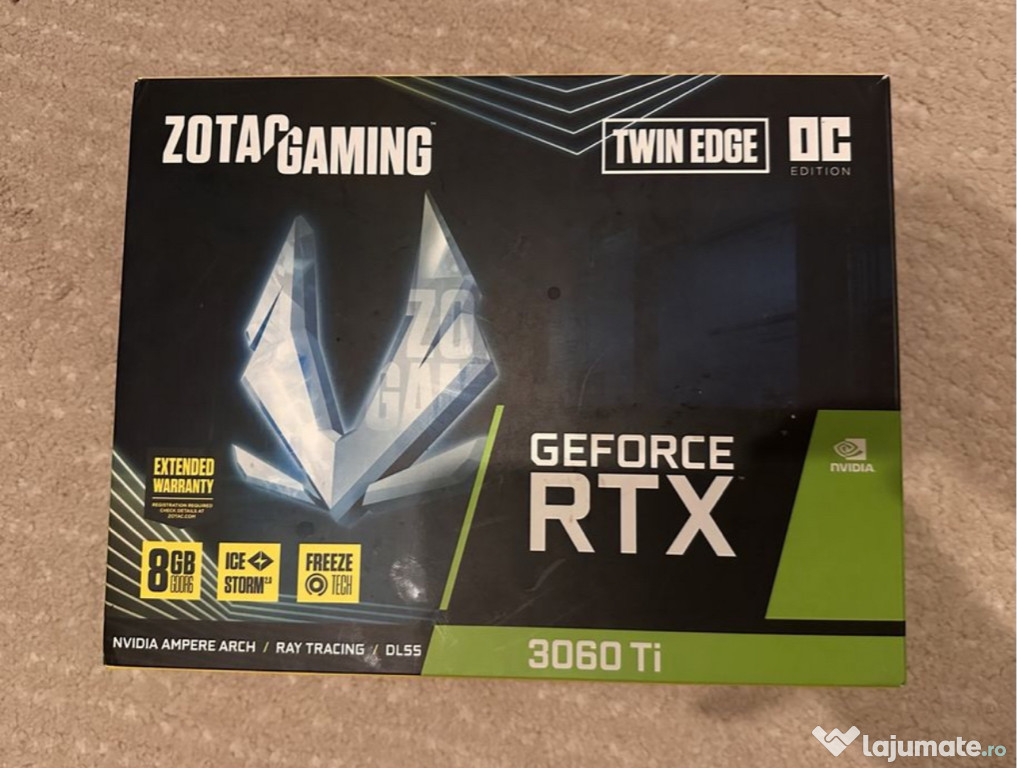 Zotac rtx 3060ti LHR 6gb gddrx6