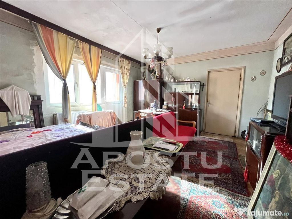 Apartament cu 2 camere, centrala proprie, zona Dambovita